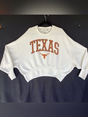 Press box by Royce apparel University of Texas longhorns oversized sweatshirt